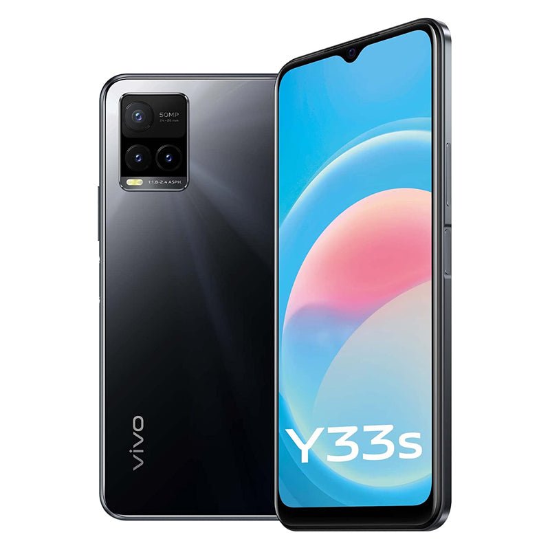 Vivo Y33s - 128 جيجابايت / 6.58 بوصة FHD+ / 4جي  واي-فاي / مرآة أسود  هاتف