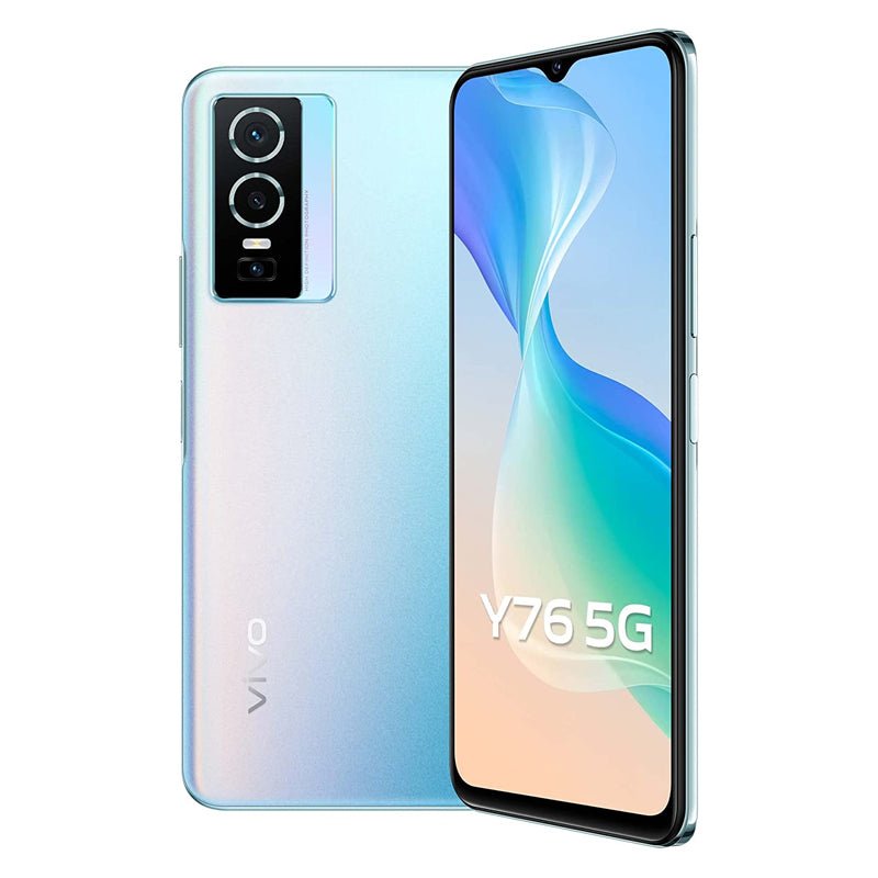 Vivo Y76 - 128 جيجابايت / 6.58 بوصة FHD+ / 5جي .58 بوصة FHD / 5جي / واي-فاي / كوزميك أورورا - هاتف