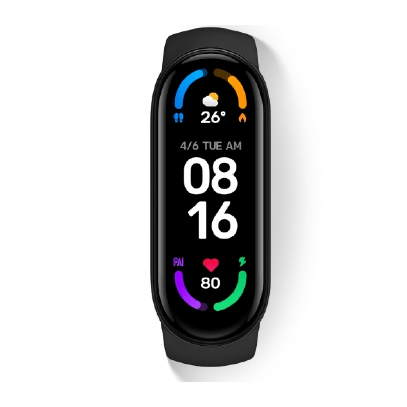 Xiaomi Mi Smart Band 6 Activity Tracker - 1.5-inch AMOLED / 125mAh / Bluetooth 5.0 / Black Smart Watches > Offer Zone