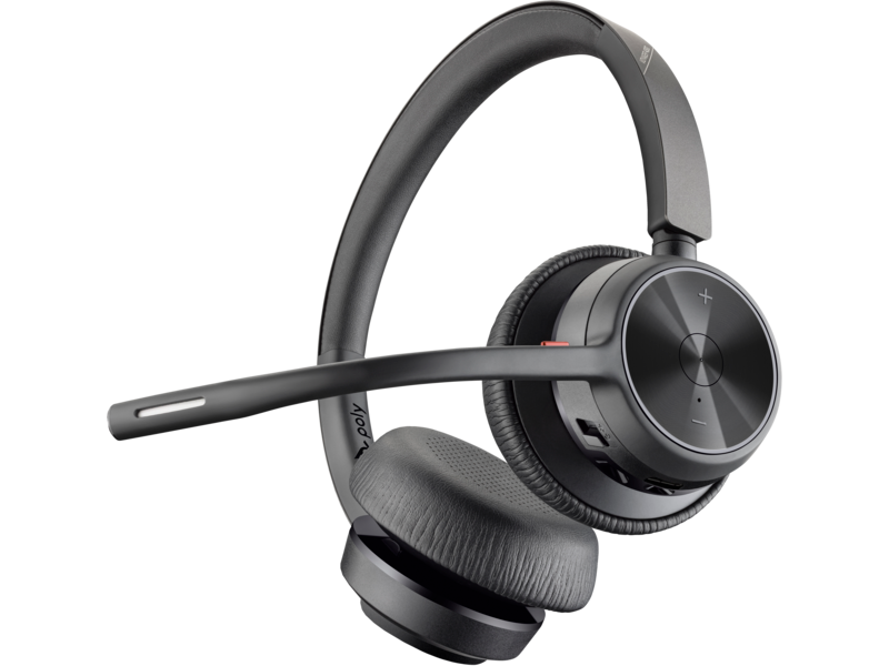 HP HP Poly Voyager 4320 UC Stereo Headset - On-Ear / USB-A / BT700 USB-A Adapter / Charging Stand