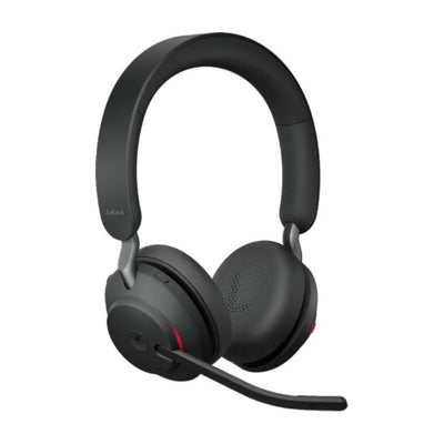 سماعة رأس  Jabra Evolve2 65 Link 380a MS ستيريو سماعة رأس  لاسلكي  أسود