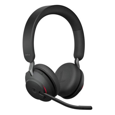 سماعة رأس  Jabra Evolve2 65 Link 380a UC ستيريو سماعة رأس  لاسلكي  أسود