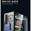 Darkflash C218M Gaming Case - White (With 3 x ARGB Fans + 650W PSU Included)