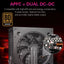 Darkflash C218M Gaming Case - White (With 3 x ARGB Fans + 650W PSU Included)