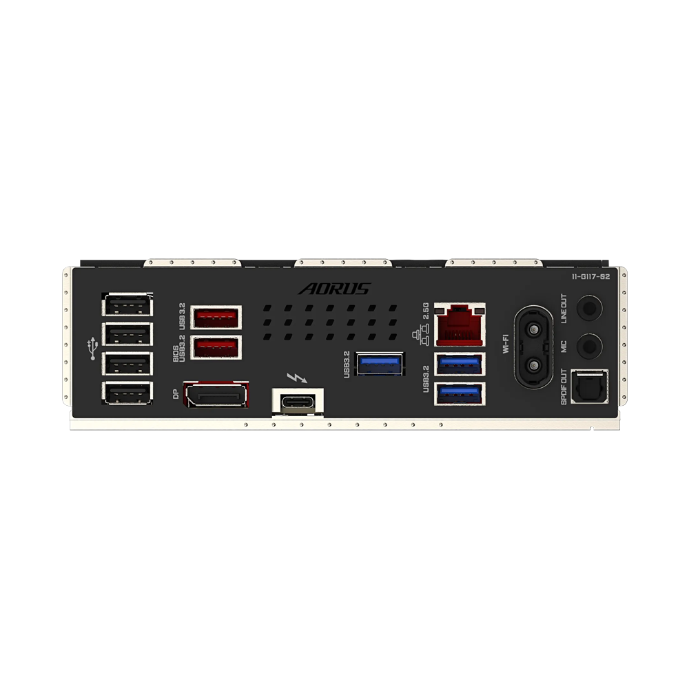 GIGABYTE Z890 A ELITE WIFI7 1.0 Motherboard - DDR5 / Wi-Fi7 / Bluetooth / HDMI / DisplayPort / USB - Black