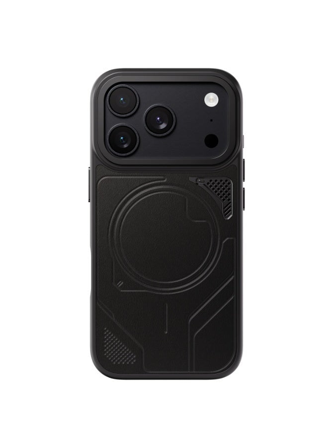 Levelo OPAL MagSafe Hybrid Armor Case For Apple iPhone 18 Pro Max - Black