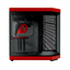 HYTE Y60 Dual Chamber Panoramic Tempered Glass ATX Case With 3 Fans - Black/Red