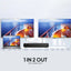 Mowsil HDMI 1-In-2 Splitter - 4K@60Hz / Black