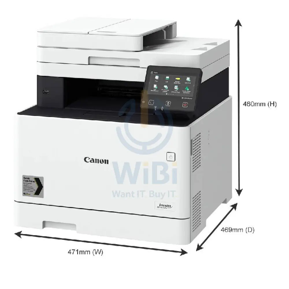 Canon i-SENSYS MFP MF742cdw - 27 ppm / 600 dpi / A4 / USB / LAN / W-Fi / Color Laser - Printer Printers & Scanners >