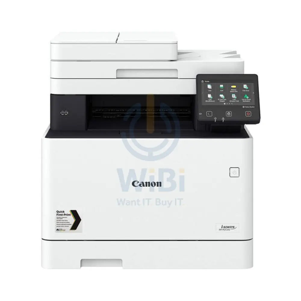 كانون طابعة i-SENSYS MFP MF742cdw - بسرعة 27 صفحة في الدقيقة / 600 نقطة في البوصة / أ 4 / يو اس بي / شبكة محلية / واط-فاي / لون ليزر - طابعة