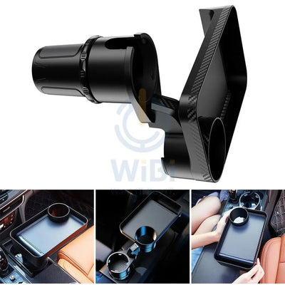 Car Cup Holder With Table Tray - A Whole New Two In One Expander & Tray Multifunctional Car Tray Accessories > Other