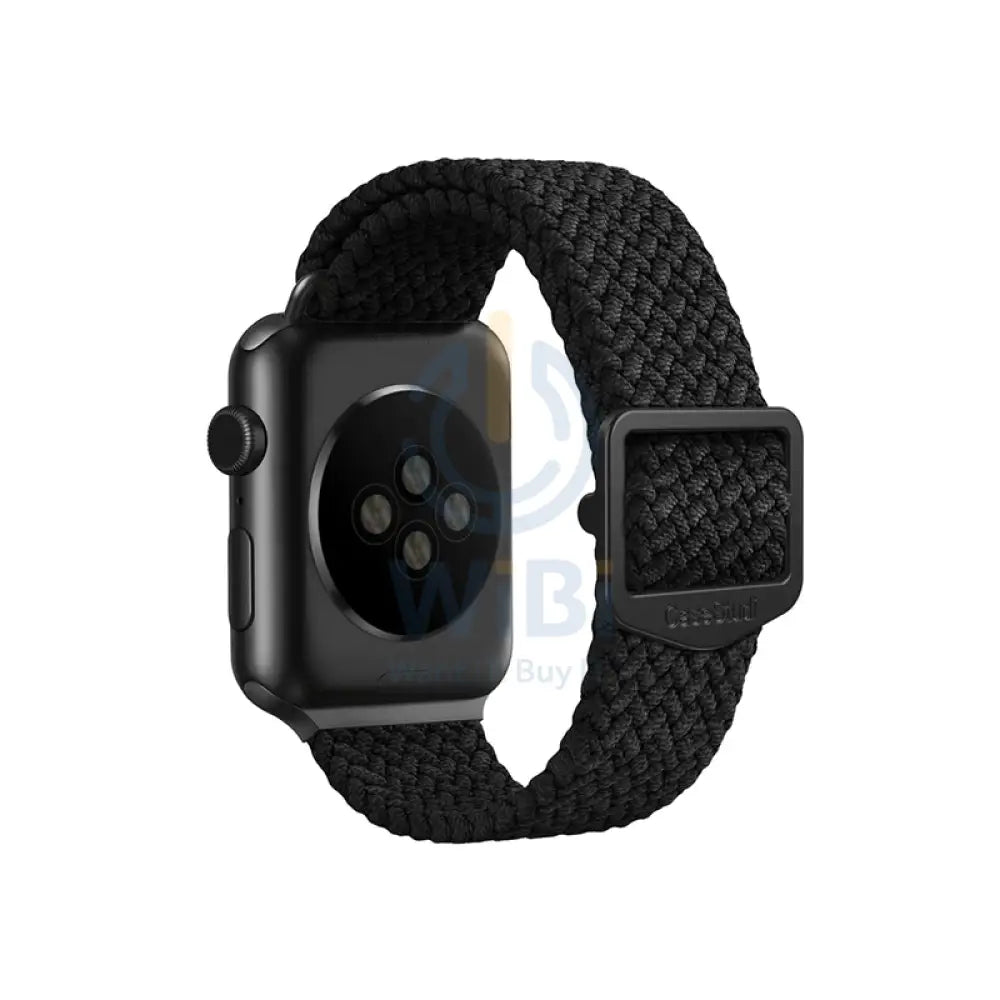 Casestudi Ballistic Strap - Apple Watch Series 7 / 41mm / Black Accessories > Smart Watches > Straps