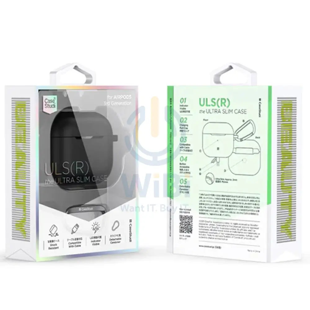 Casestudi Eiger Series Case - Apple Airpods 3 / Black Accessories > Mobiles & Tablets