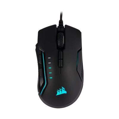CORSAIR GLAIVE PRO RGB Wired Gaming Mouse - Aluminum Black