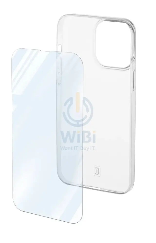Cellularline Kit Case / Glass - Apple iPhone 14 Pro / Trasparent Accessories > Mobiles & Tablets > Mobiles > Screen