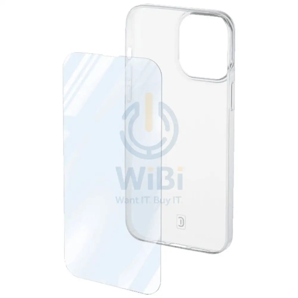 Cellularline KIT Case + Glass iPhone 14Pro Max Transparent Accessories > Mobiles & Tablets > Mobiles > Screen