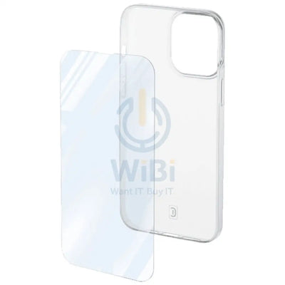 Cellularline KIT Case + Glass iPhone 14Pro Max Transparent Accessories > Mobiles & Tablets > Mobiles > Screen