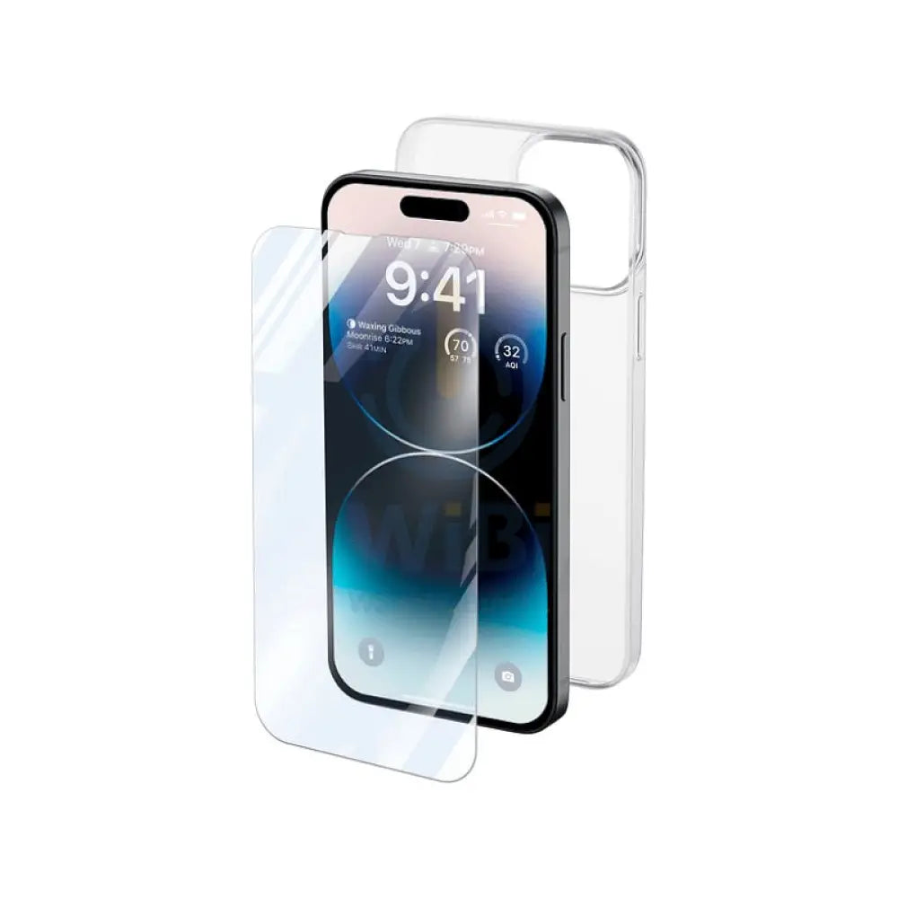 Cellularline KIT Case + Glass iPhone 14Pro Max Transparent Accessories > Mobiles & Tablets > Mobiles > Screen