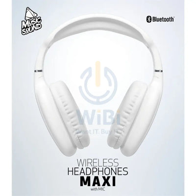 Cellularline Over-Ear Headset Maxi Headphones - Bluetooth / White Accessories > Audio > Headphones