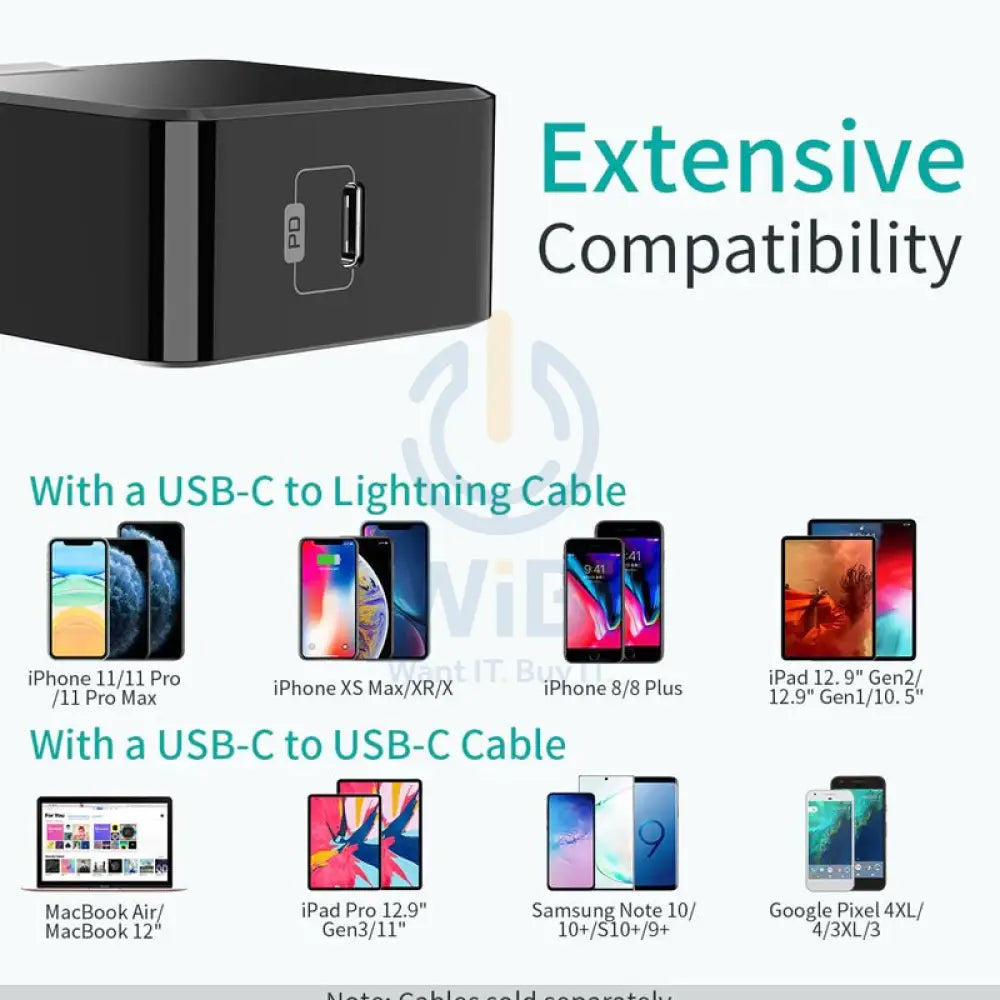 Choetech Power Delivery Charger - 30W / Black