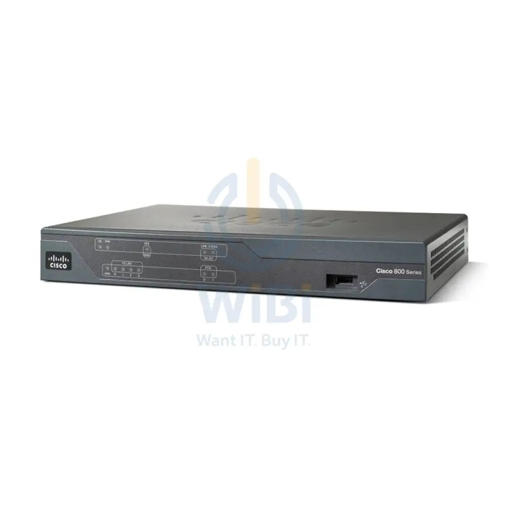 سيسكو C888-K9 راوتر - مودم C888-K9 - شبكة WAN / 4x 10/100 / يو اس بي / DSL Modem