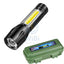 Clarity Metal Flashlight Rechargeable Torch – Black Accessories > Smart Devices