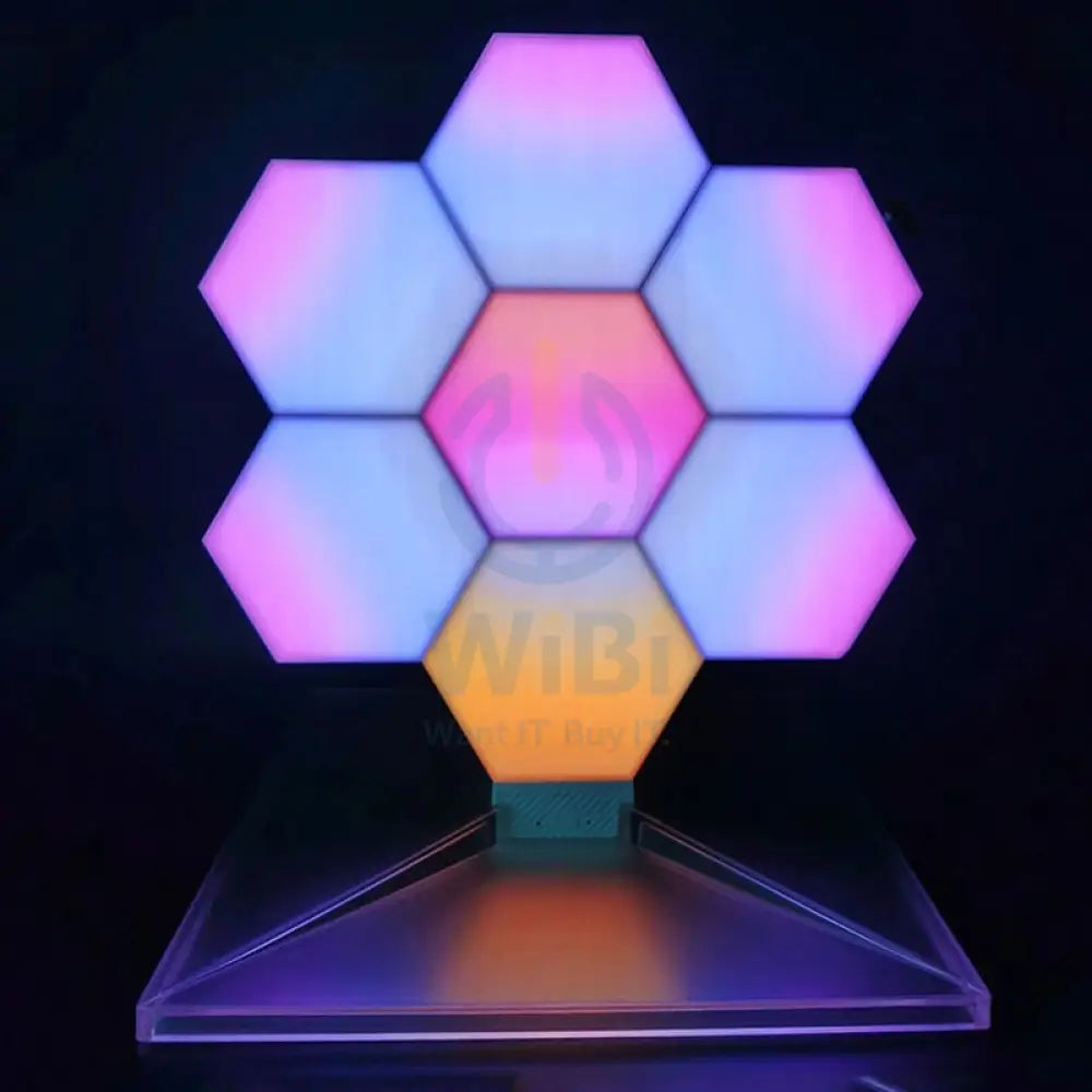 Cololight Plus Kit - 7 Panel Starter Pack Smart Light with Stand works with Apple HomeKit Amazon Alexa & Google