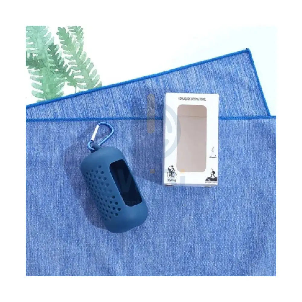 منشفة ثلج كوينج - أزرق خارجي  والسفر > مناشف