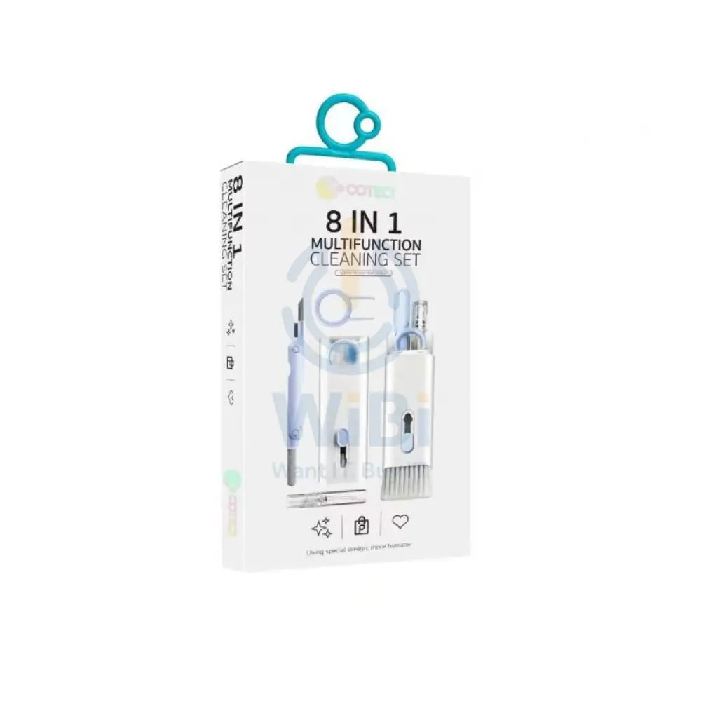 Coteci 8 in 1 Multifunction Cleaning Set - White