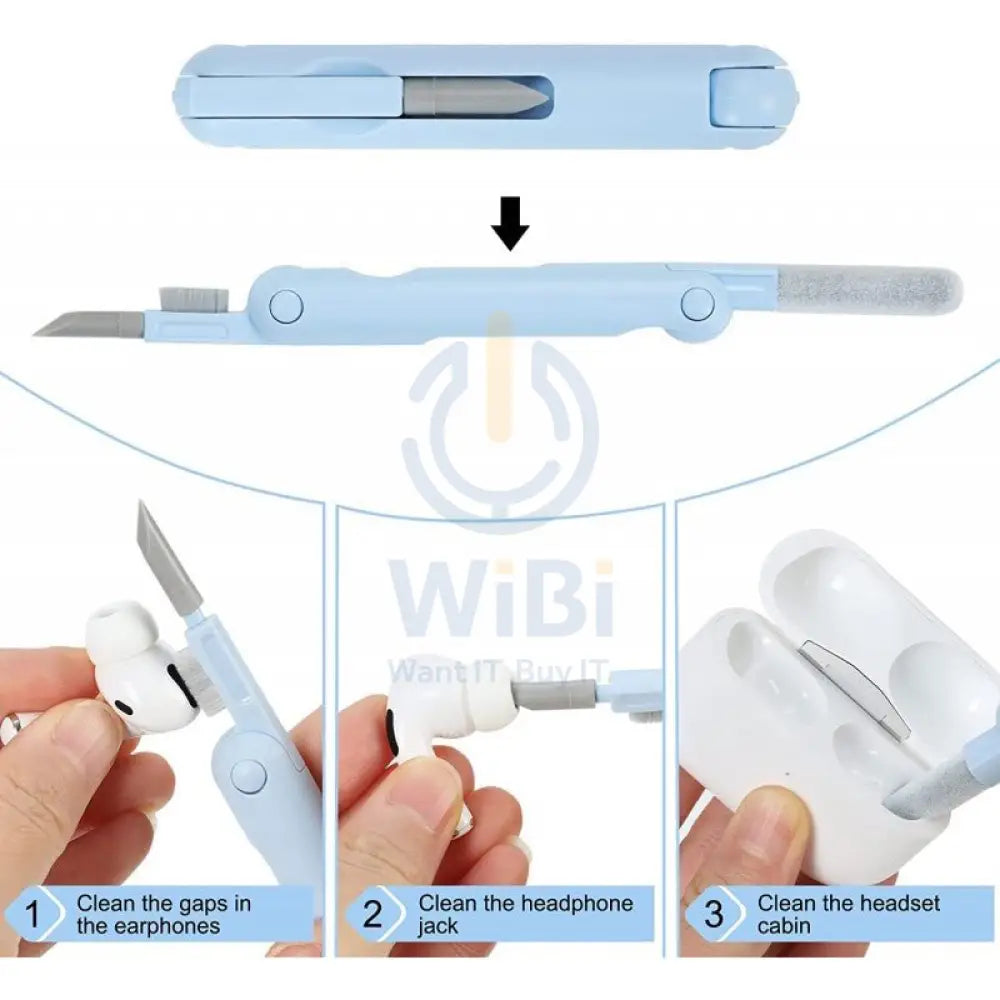 Coteci 8 in 1 Multifunction Cleaning Set - White