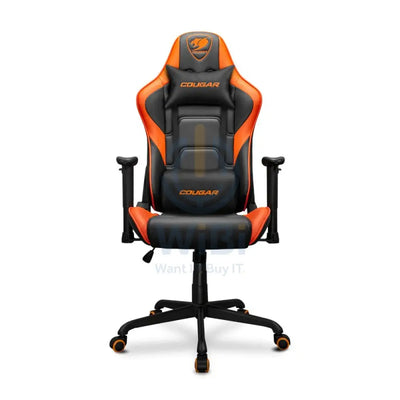 Cougar Armor Elite Gaming Chair - Breathable PVC Leather / 2D / Orange Accessories > Chairs > Gaming Zone