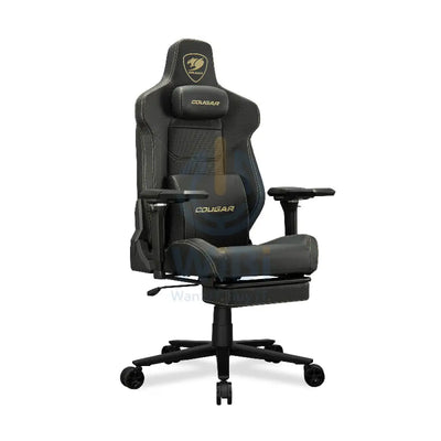 Cougar Armor Evo M Gaming Chair - Breathable Premium PVC Leather / 5D / Black/Gold Accessories > Chairs > Gaming Zone
