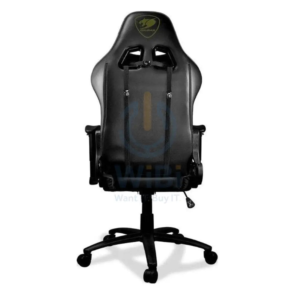 Cougar Armor One Gaming Chair - Breathable PVC Leather / 180° Reclining / Green
