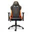 Cougar Outrider Gaming Chair - Breathable PVC Leather / 180° Reclining / Black & Orange