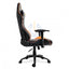 Cougar Outrider Gaming Chair - Breathable PVC Leather / 180° Reclining / Black & Orange