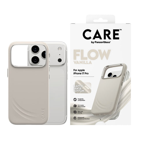 PanzerGlass® Feature FLOW MagSafe Case For iPhone 17 Pro - Vanilla