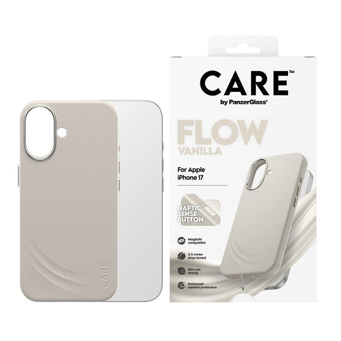 PanzerGlass® Feature FLOW MagSafe Case For iPhone 17 - Vanilla