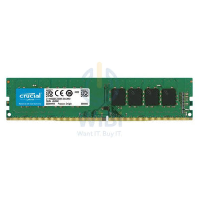 Crucial Desktop Memory - 16GB / DDR4 / 288-pin / 3200MHz / Desktop Memory Module