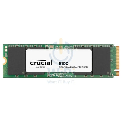 Crucial E100 - 1TB / M.2 2280 / 5000 MB/s / PCIe 4.0 - SSD (Solid State Drive) Storage > Solid State Drive