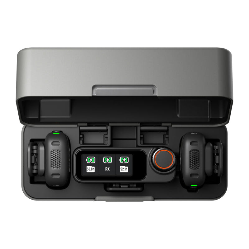DJI Mic 3 (2 TX + 1 RX + Charging Case) Compact Wireless Microphone System