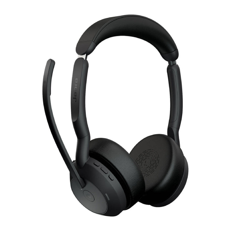 Jabra Evolve2 55 Link380a USB-A MS Stereo Headphone - Wireless / Black