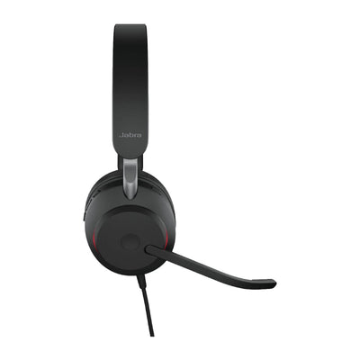 سماعة رأس  Jabra Evolve2 40 SE UC ستيريو سماعة رأس  بسلك  يو اس بي/ أسود