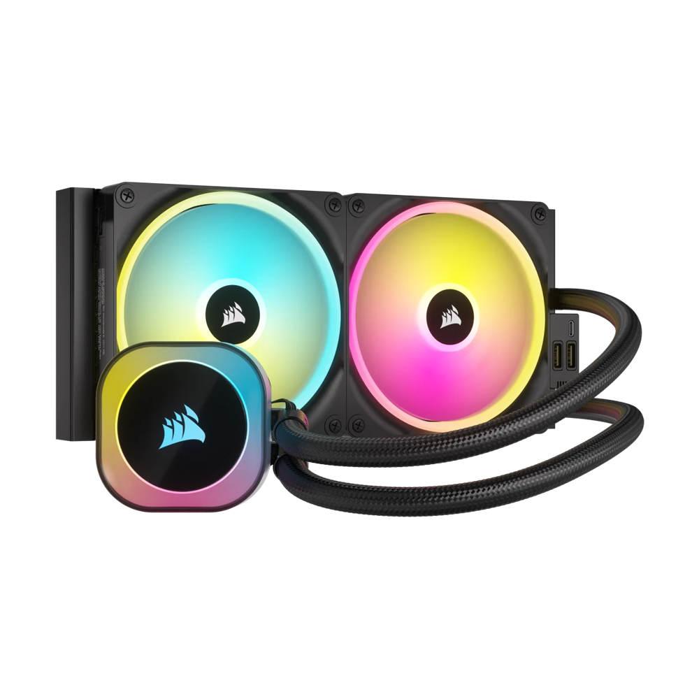 CORSAIR iCUE LINK H115i RGB AIO Liquid CPU Cooler - 280mm / Black