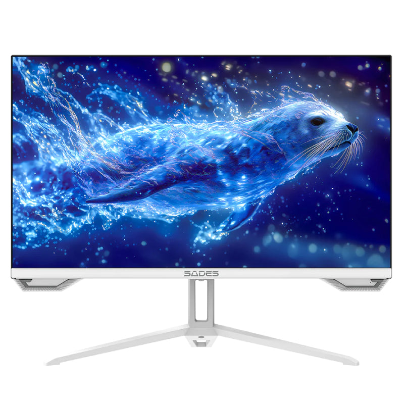 شاشة  الألعاب  SADES SL-Sealion برو شاشة  27 بوصة FHD / 1 مللي ثانية / 144 هرتز / إتش دي إم أي .1 / منفذ العرض .4 / أبيض
