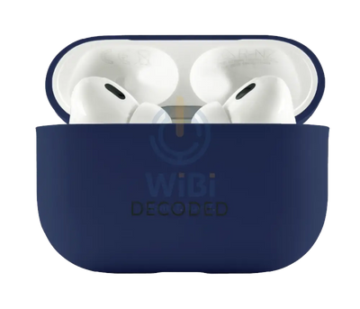 Decoded Airpods Pro 1&2 Silicone Aircase - Navy Peony Accessories > Mobiles & Tablets