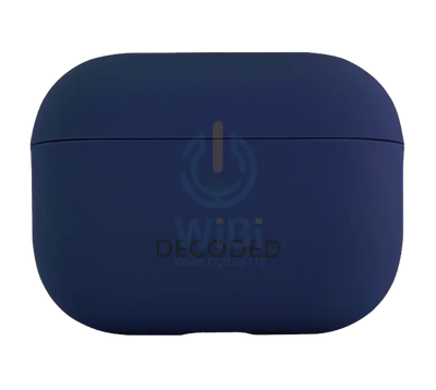 Decoded Airpods Pro 1&2 Silicone Aircase - Navy Peony Accessories > Mobiles & Tablets