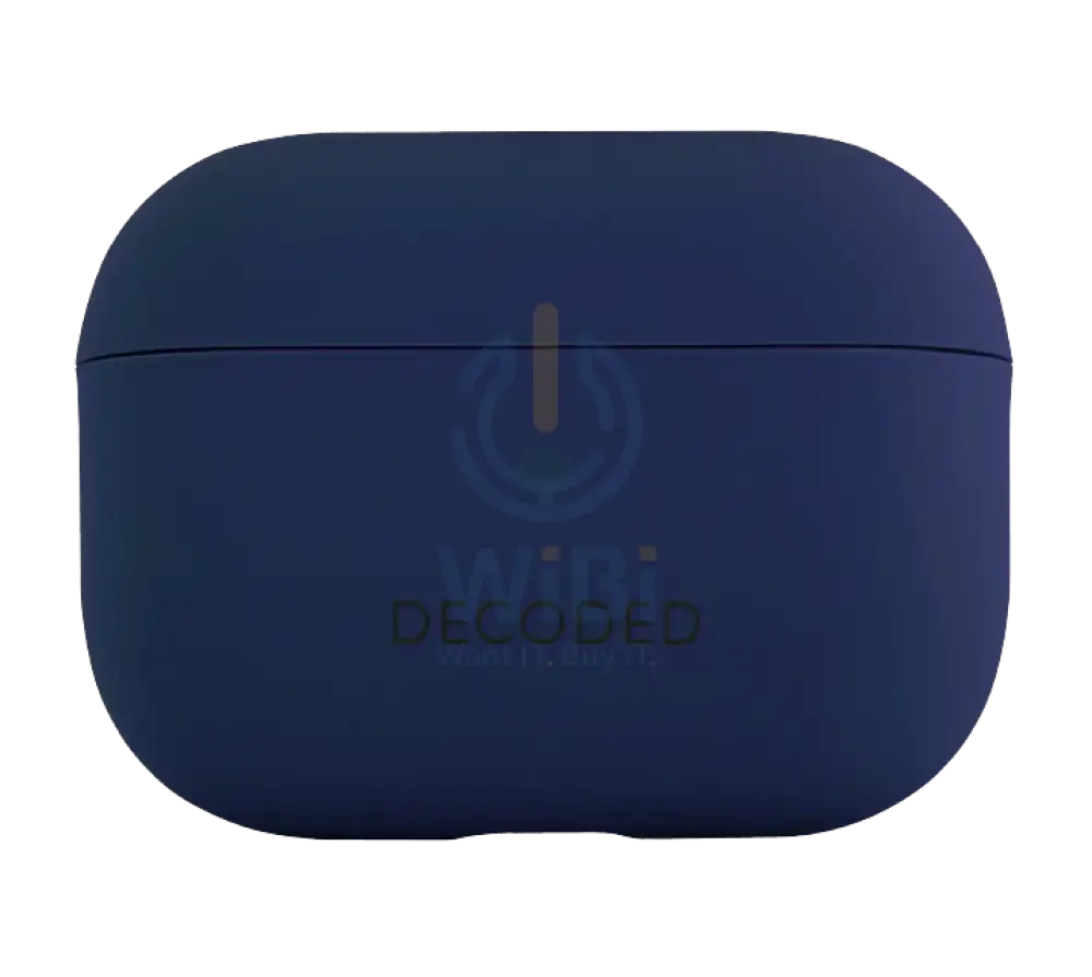 Decoded Airpods Pro 1&2 Silicone Aircase - Navy Peony Accessories > Mobiles & Tablets