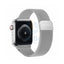 Decoded Apple watch 45mm Milan Traction Strap - Titanium Accessories > Smart Watches