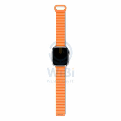 Decoded Apple Watch 49/45/44/42 mm Gen 1-10-SE Silicone Magnet Traction Loop Strap Lite - Apricot Accessories > Smart