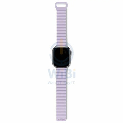 Decoded Apple Watch 49/45/44/42 mm Gen 1-10-SE Silicone Magnet Traction Loop Strap Lite - Lavender Accessories > Smart